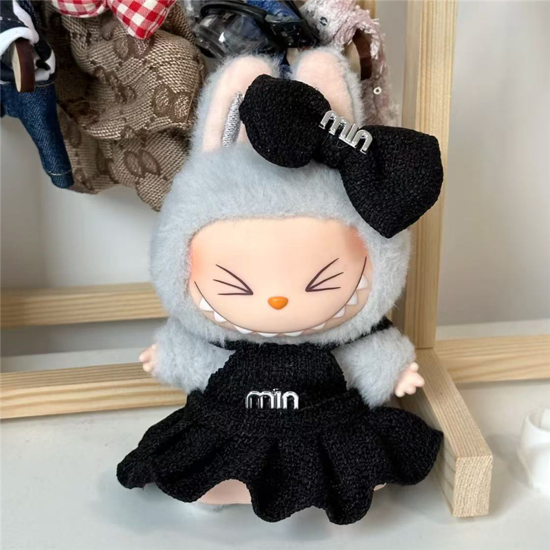 Baby Clothing Us - ラビュブドール用15～17cm、韓国KPOPスイートスタイルスカート、高級バッグ、靴、セット、衣装、服、逆三角形ドレス ﻿