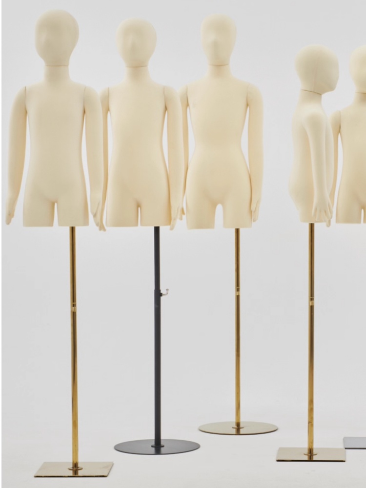 Baby Clothing Display Stand - 子供マネキン全身ディスプレイ、Maniquíes Para Ropa、衣料品生地、ヘッドレスソフトモデル、1-2年、AT034K