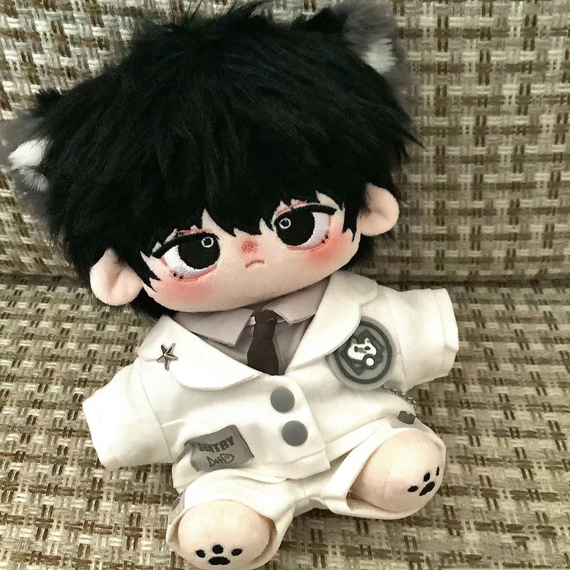 Baby Clothing Us - 服のみ 20 センチメートル綿服 Diy 服猫耳制服パーカークールジャケット無属性人形アクセサリートレンディなお土産