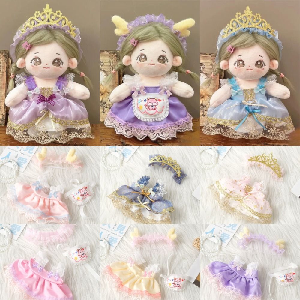 Baby Clothing Us - かわいいDIYドールスカートセット 20cm 多彩なスタイル メイドスカート ドールの服 ベビーアクセサリー