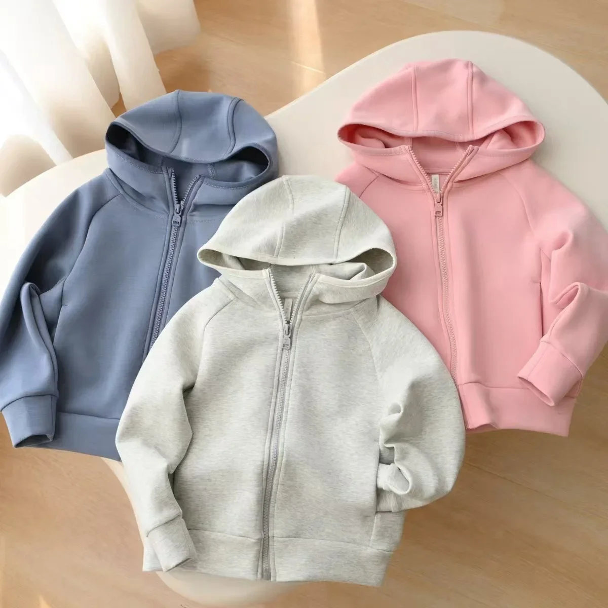Knit Cardigan Infant - ボーイズフード付きスウェットシャツジャケットジッパーカジュアルカーディガンスポーツウェアトップ子供ティーンエイジャー春秋服ベビー