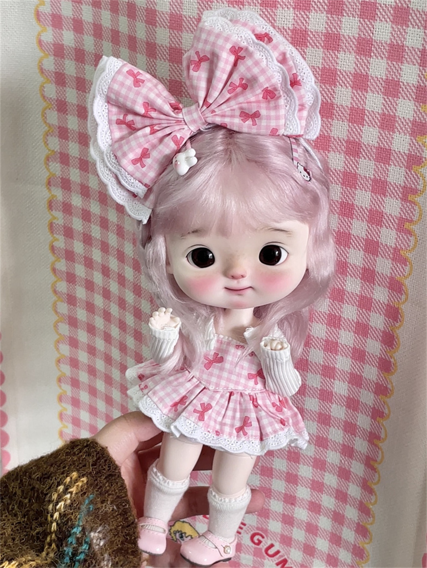 Baby Clothing Yellow - ダ・トウ・ディアン ビッグボウケーキセット BJDドール ベビー服 おもちゃ ドレス