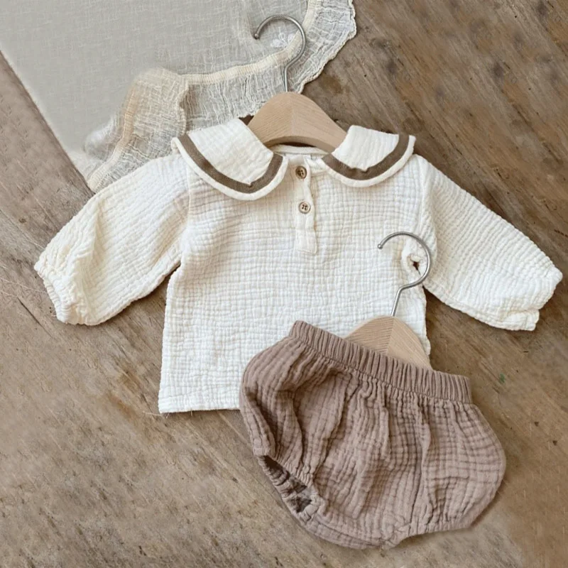 Baby Clothing Organic Cotton - ベビー服セット 0-3 年オーガニックコットンネイビーデザイン男の子服シャツ + ブルーマースト 2