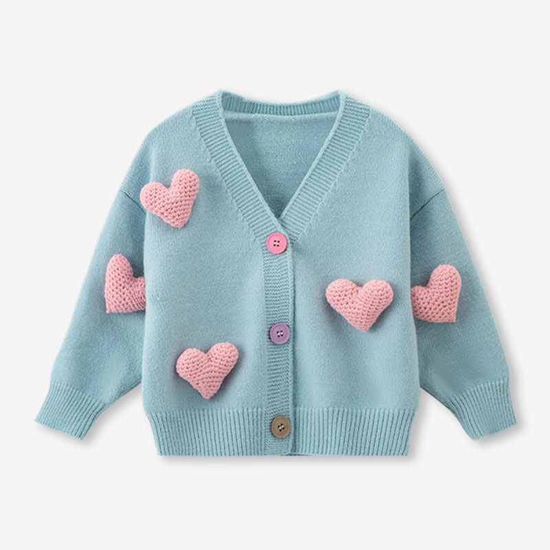 Knit Cardigan Infant - 男の子と女の子のための3次元ニットカーディガン,子供のためのセーターコート,韓国の服,秋冬服,2〜8年