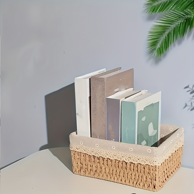1個の手作り籐製収納バスケット、取り外し可能なレース裏地付き - Baby Clothing Basket のレビューと価格