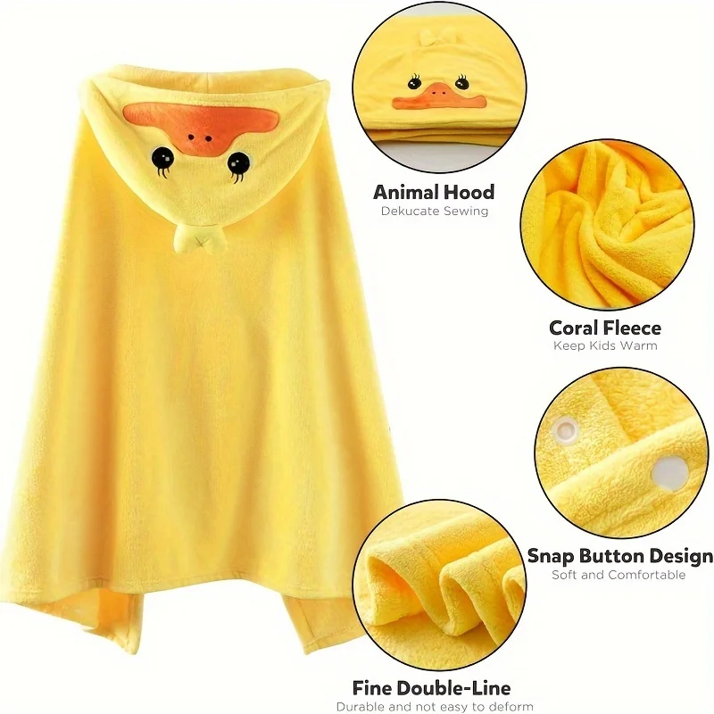 フード付きバスタオル 柔らかいぬいぐるみベビーバスタオル 吸 - Hooded Bath Towel のレビューと価格