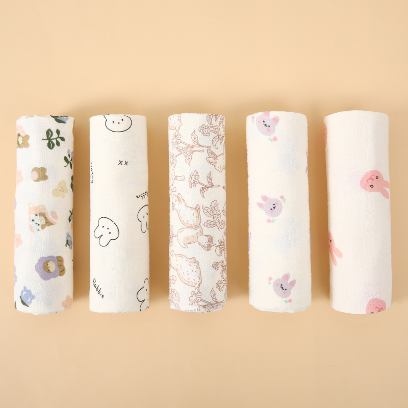 ベビーモスリンおくるみブランケット1枚、新生児の必需品、新生 - Muslin Swaddle Wrap のレビューと価格