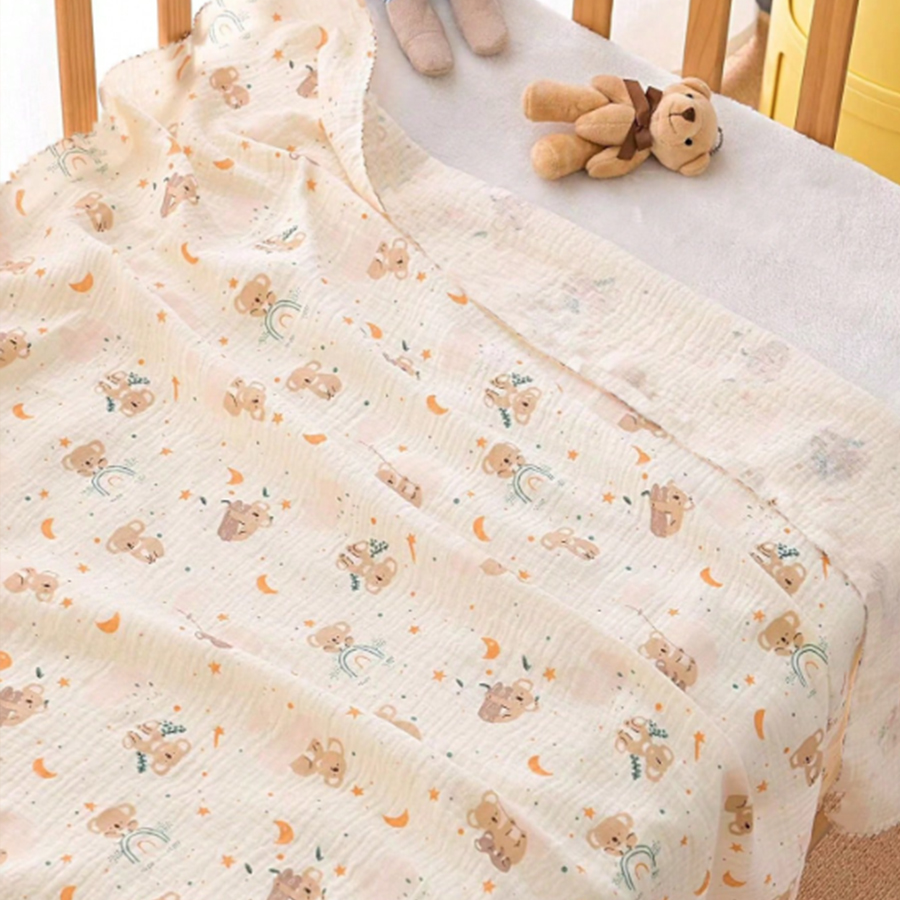 ベビーモスリンおくるみブランケット1枚、新生児の必需品、新生 - Muslin Swaddle Wrap のレビューと価格