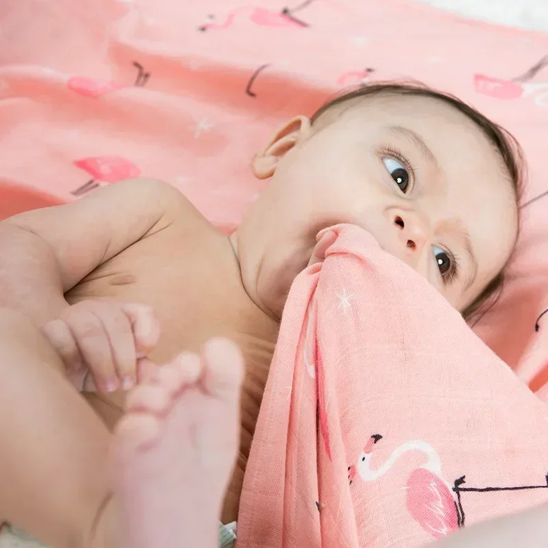 多目的竹綿毛布,新生児用ラップ,モスリンおくるみ,木,120 - Muslin Swaddle Wrap のレビューと価格
