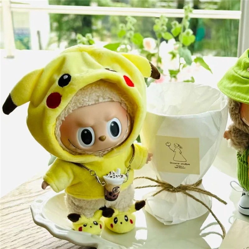 15～17cmのラビュブドール用、漫画風のかわいいピカチュウ - Baby Clothing Us のレビューと価格