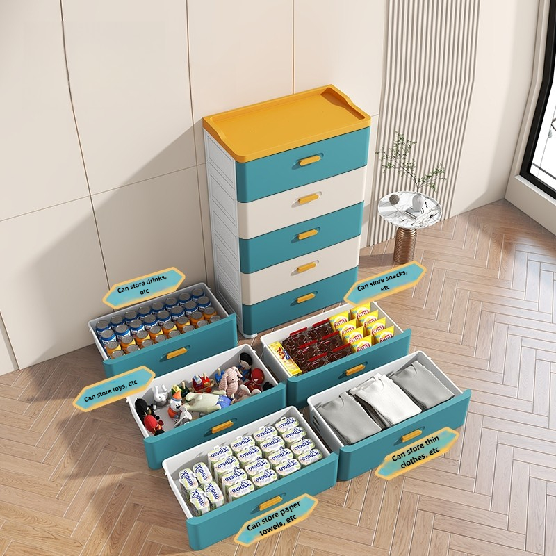 厚みのある引き出し収納キャビネット、多層PPオーガナイザー、 - Baby Clothing Storage のレビューと価格