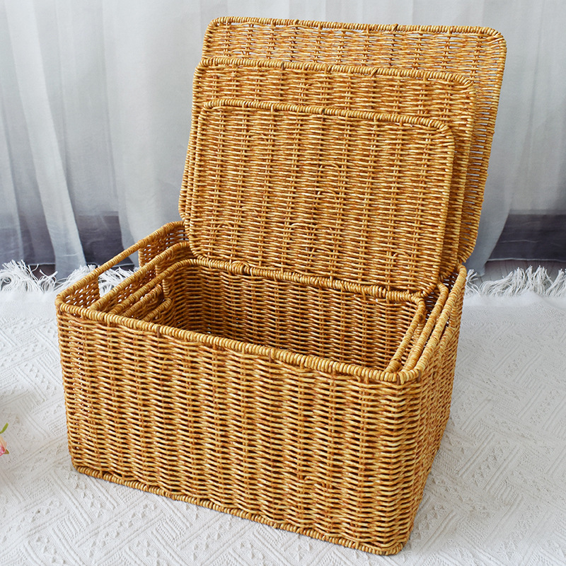 籐編み特大収納ボックス 家庭用ボックス 衣類整理布団収納 大 - Baby Clothing Basket のレビューと価格