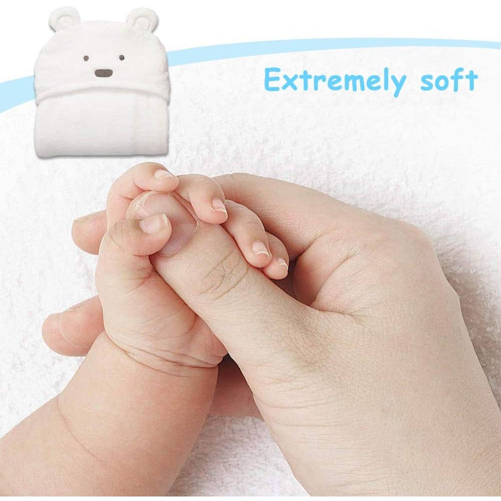 かわいいクマのフード付きタオル 子供用 バスタオル ソフト保 - Hooded Bath Towel のレビューと価格
