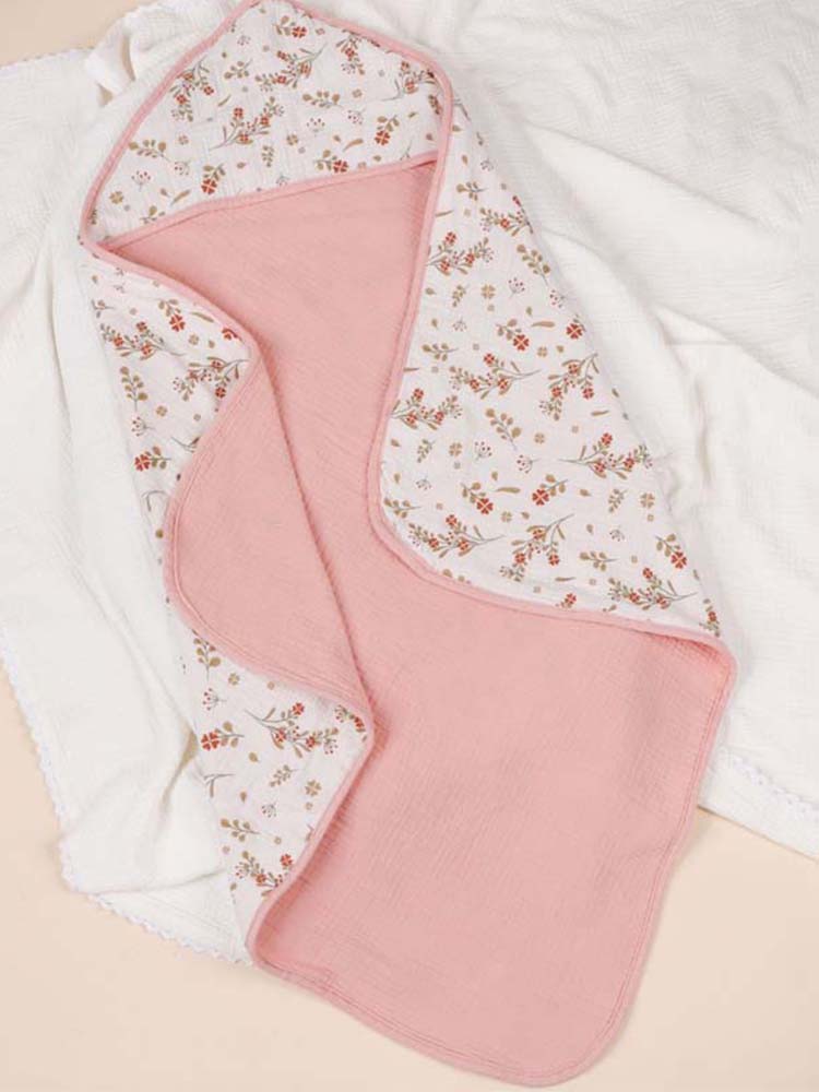 4層の柔らかく温かい快適なバスタオル、幼児、ふわふわの乳児ま - Hooded Bath Towel のレビューと価格