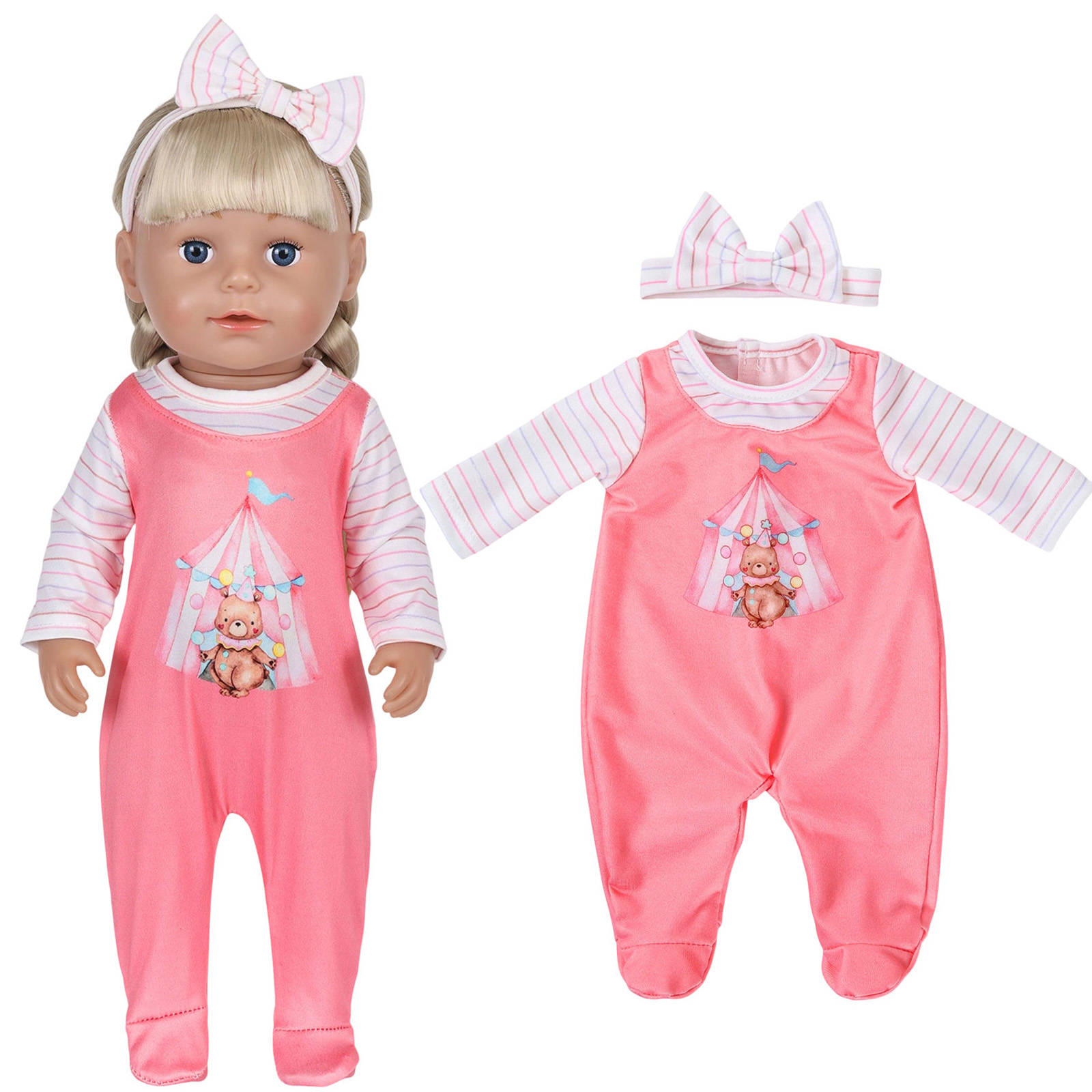 人形の服 16-18 インチ 40-45 センチメートルベビ - Baby Clothing Us のレビューと価格
