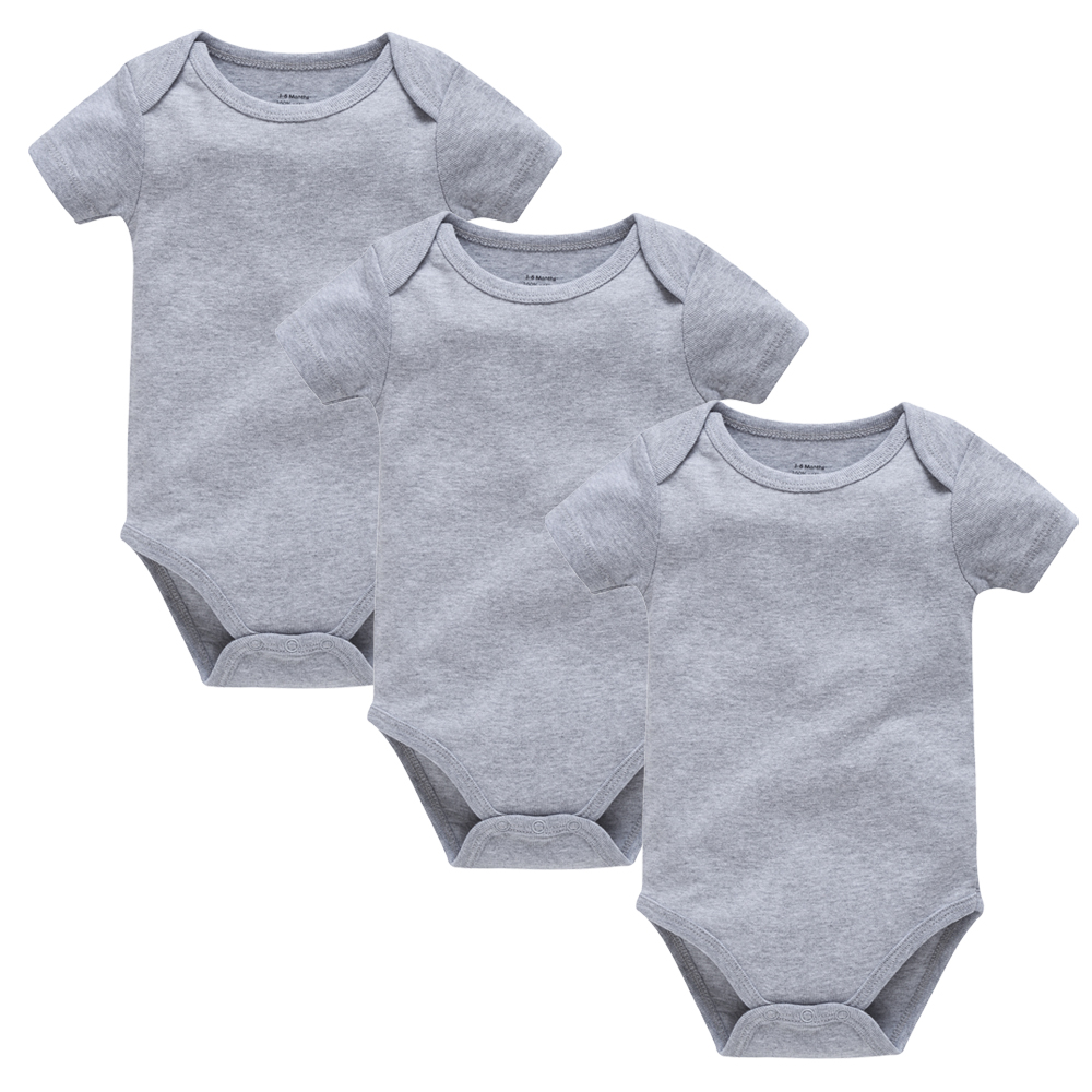 Kavkas 3 個 5 個赤ちゃん男の子女の子服固体白半袖 - Baby Clothing Outlet のレビューと価格