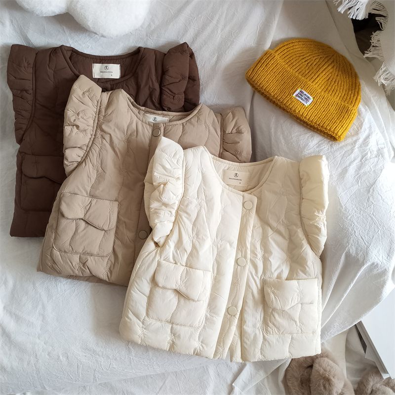 2025年冬新作 子供用ノースリーブ暖かいベスト ベビーガー - Knit Cardigan Infant のレビューと価格
