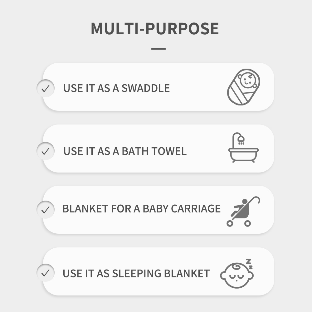 Happyflute 120 × 110 センチメートルモス - Muslin Swaddle Wrap のレビューと価格
