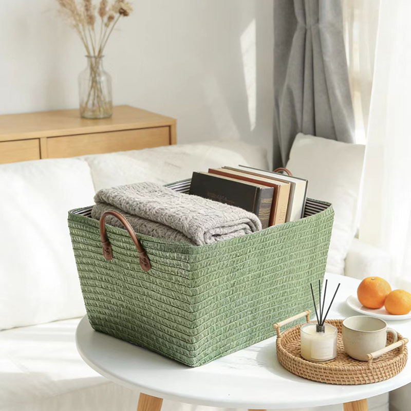 ラタン調収納バスケット 折りたたみ式 - ポータブル織りおも - Baby Clothing Basket のレビューと価格
