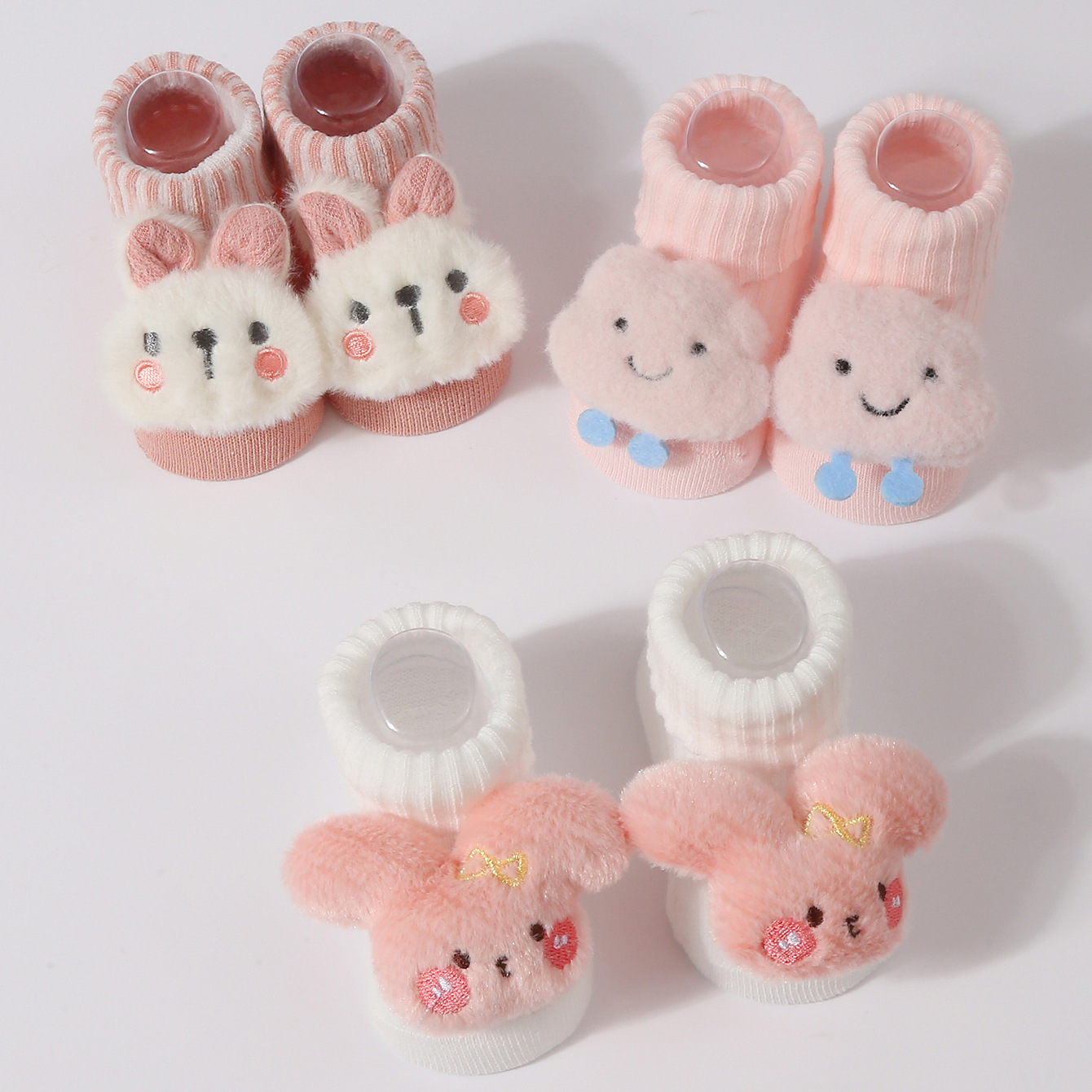 3 ペア/セットベビーソックスガールズボーイズ新生児アクセサ - Baby Clothing Outlet のレビューと価格