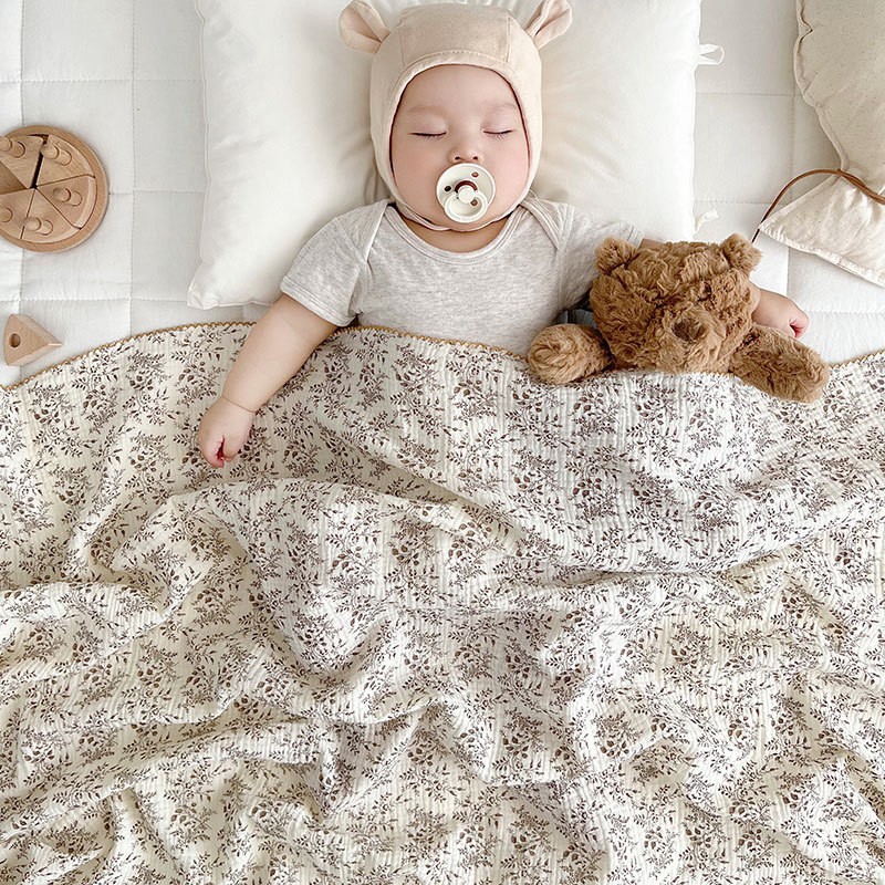 夏用ベビーブランケット 2層 薄手コットン スワドルラップ  - Muslin Swaddle Wrap のレビューと価格