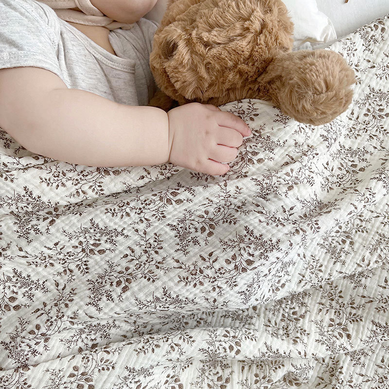 夏用ベビーブランケット 2層 薄手コットン スワドルラップ  - Muslin Swaddle Wrap のレビューと価格
