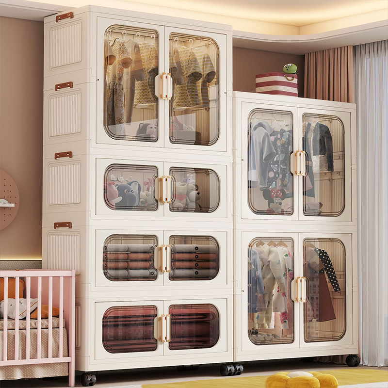 設置不要の折りたたみ式ベビーワードローブ – リビングルーム - Baby Clothing Storage のレビューと価格