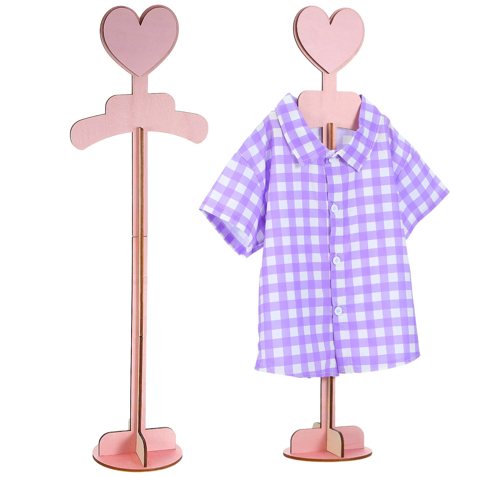 木製ベビー服ディスプレイスタンド（保育園・子供部屋用）- ミ - Baby Clothing Display Stand のレビューと価格