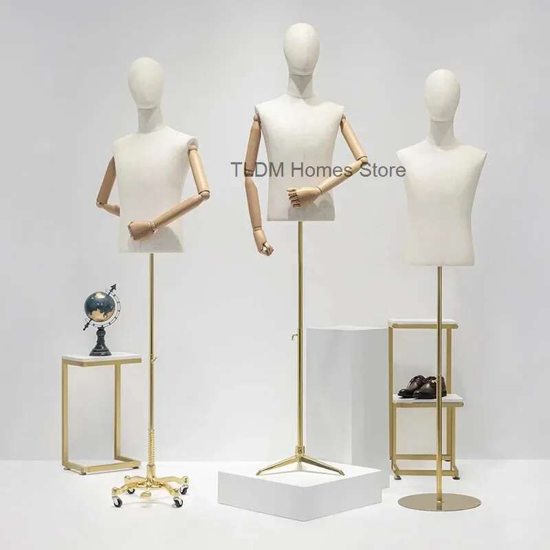 男性マネキン 半身マネキン 衣料品店のウィンドウ用 全身韓国 - Baby Clothing Display Stand のレビューと価格