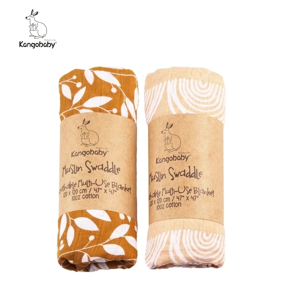 カンゴベイビー # 私のソフトライフ #   オールシーズン - Muslin Swaddle Wrap のレビューと価格