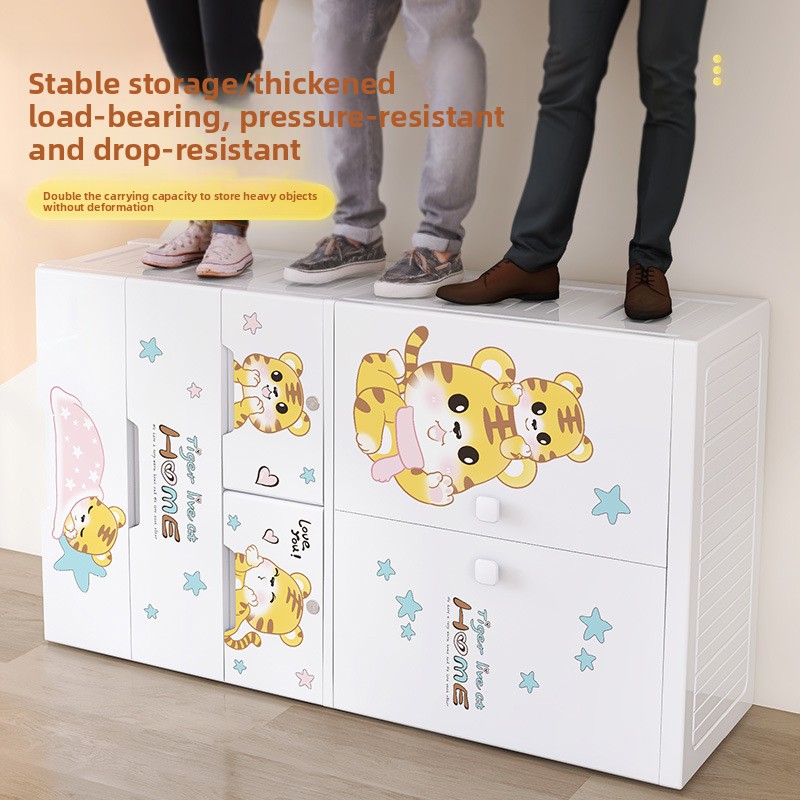 厚手のプラスチック製5段引き出し収納キャビネット ベビーワー - Baby Clothing Storage のレビューと価格
