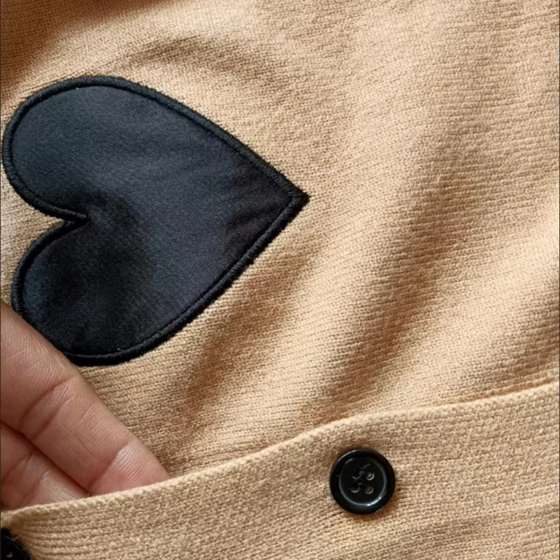 2023 春秋女の子ジャンパー愛カーキ幼児男の子トップスセー - Knit Cardigan Infant のレビューと価格
