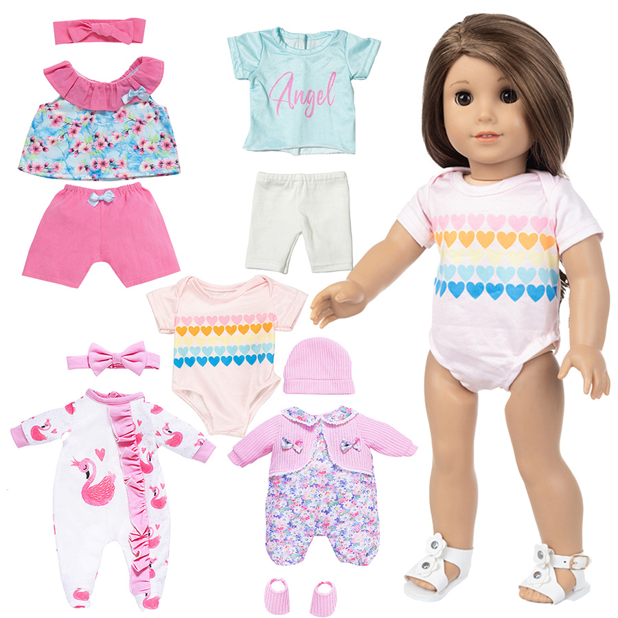 人形の服 18 インチリボーンドール用かわいいパジャマスーツ - Baby Clothing Us のレビューと価格