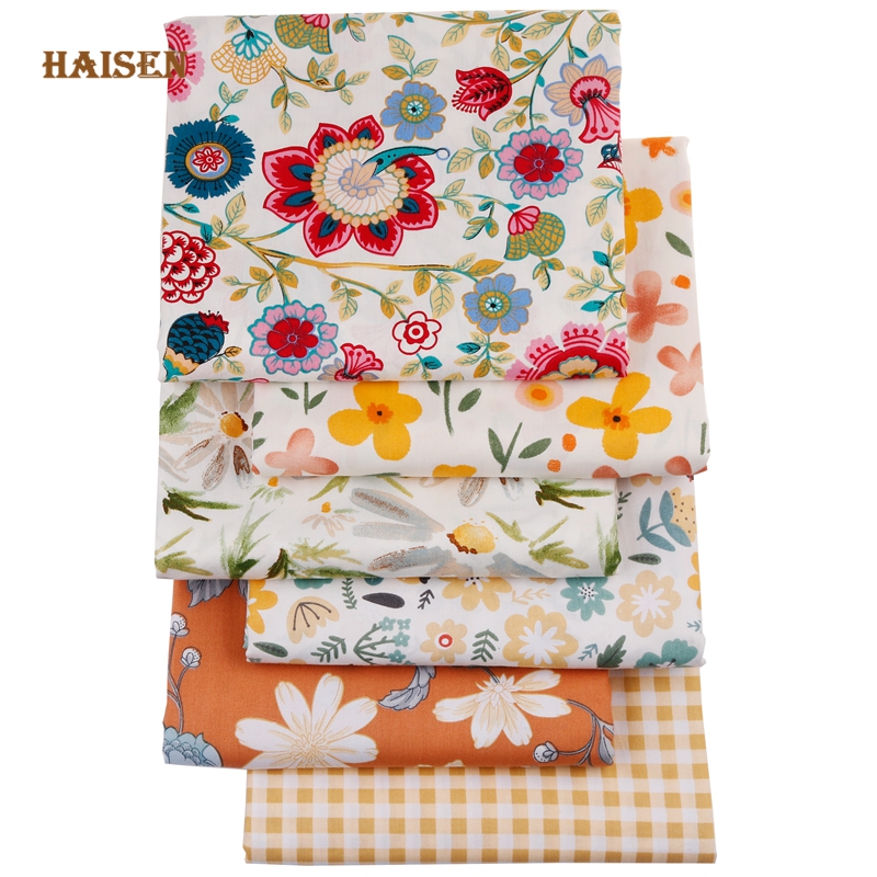 6 個 40 × 50 センチメートルコットンツイルパッチワ - Baby Clothing Organic Cotton のレビューと価格