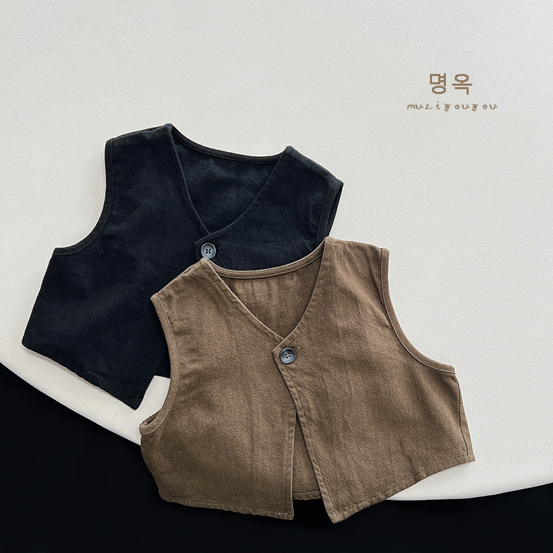 子供用ベスト,レトロスタイル,コットン,カジュアル - Knit Cardigan Infant のレビューと価格