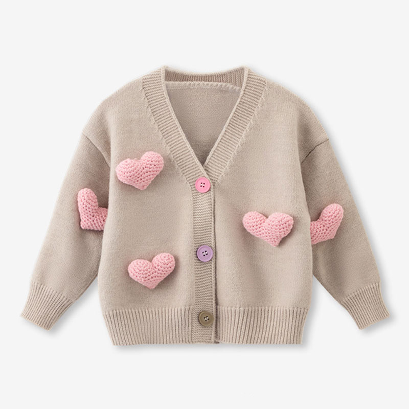 男の子と女の子のための3次元ニットカーディガン,子供のための - Knit Cardigan Infant のレビューと価格