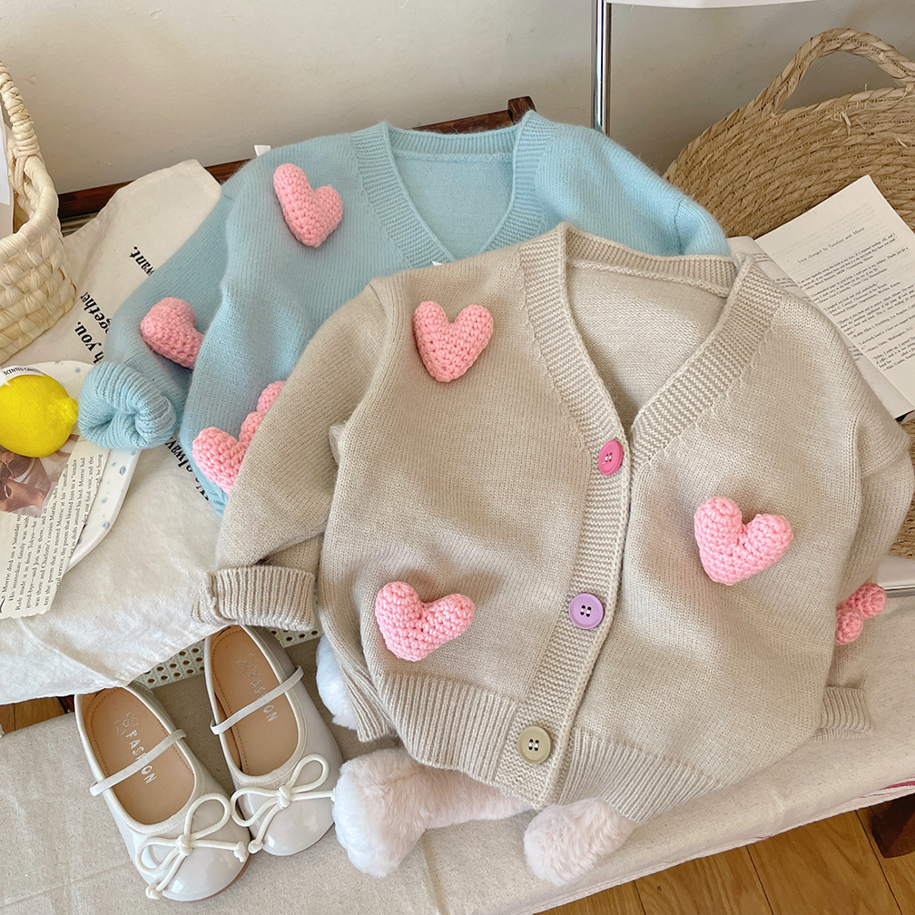男の子と女の子のための3次元ニットカーディガン,子供のための - Knit Cardigan Infant のレビューと価格