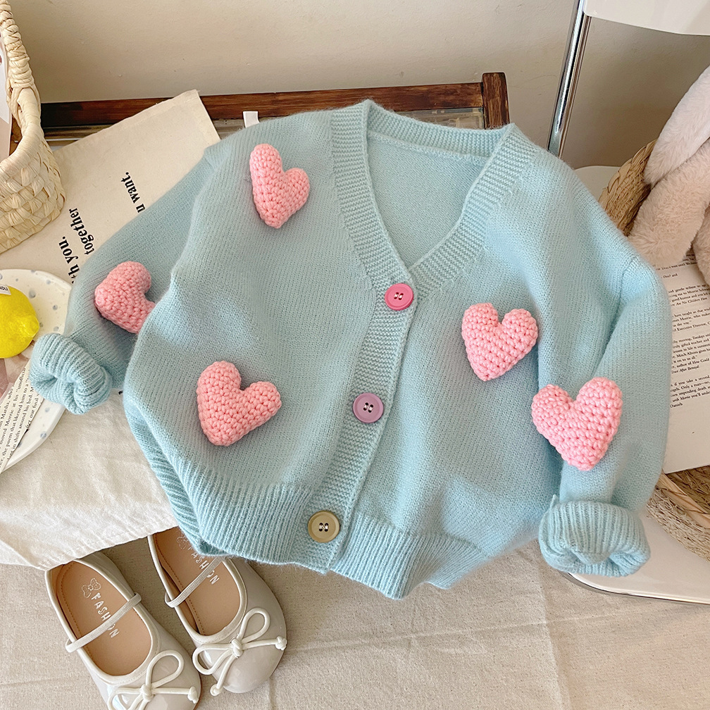 男の子と女の子のための3次元ニットカーディガン,子供のための - Knit Cardigan Infant のレビューと価格