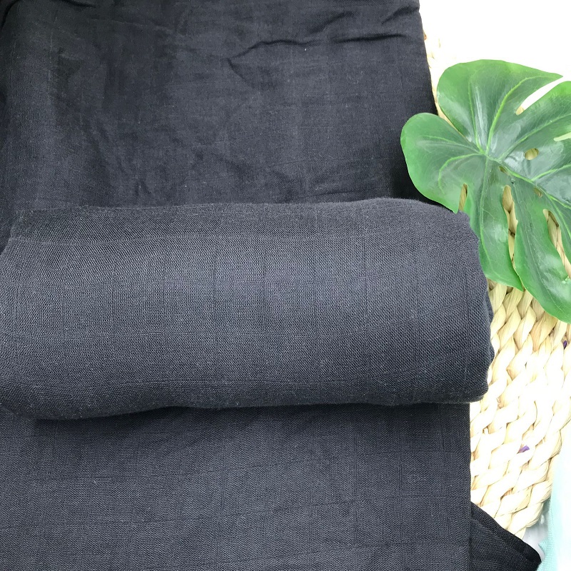 ピュアブラックカラーベビーラップ超ソフトベビーモスリンブラン - Muslin Swaddle Wrap のレビューと価格