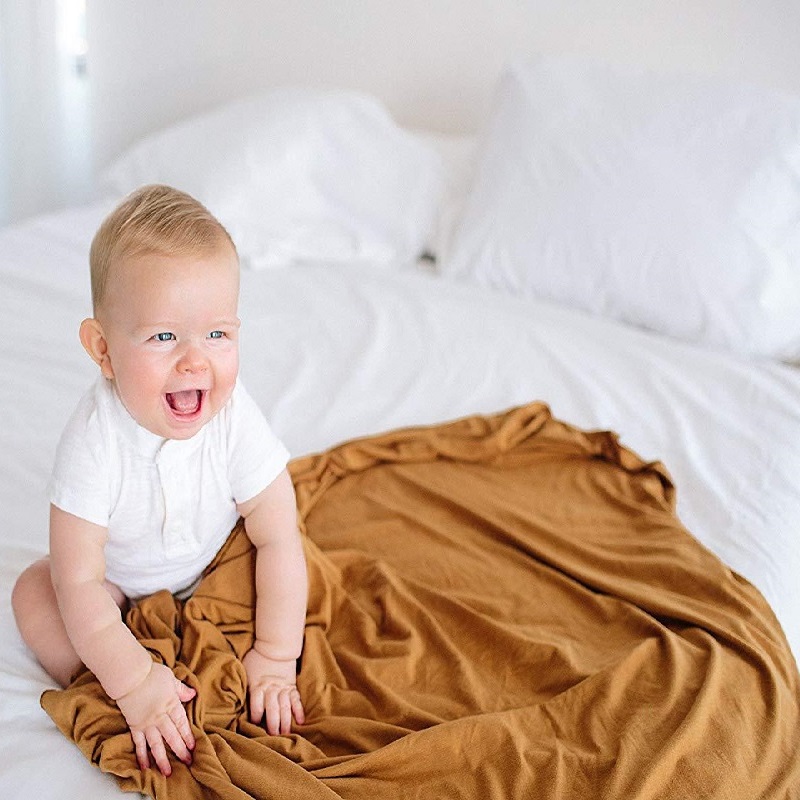 ピュアブラックカラーベビーラップ超ソフトベビーモスリンブラン - Muslin Swaddle Wrap のレビューと価格