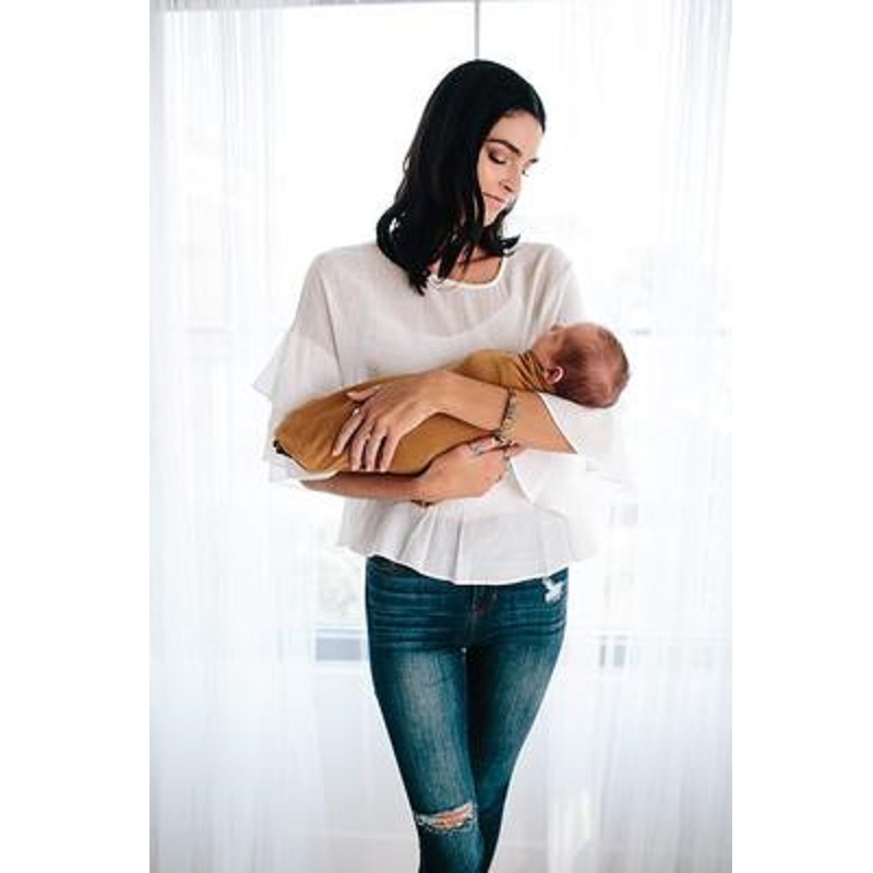 ピュアブラックカラーベビーラップ超ソフトベビーモスリンブラン - Muslin Swaddle Wrap のレビューと価格