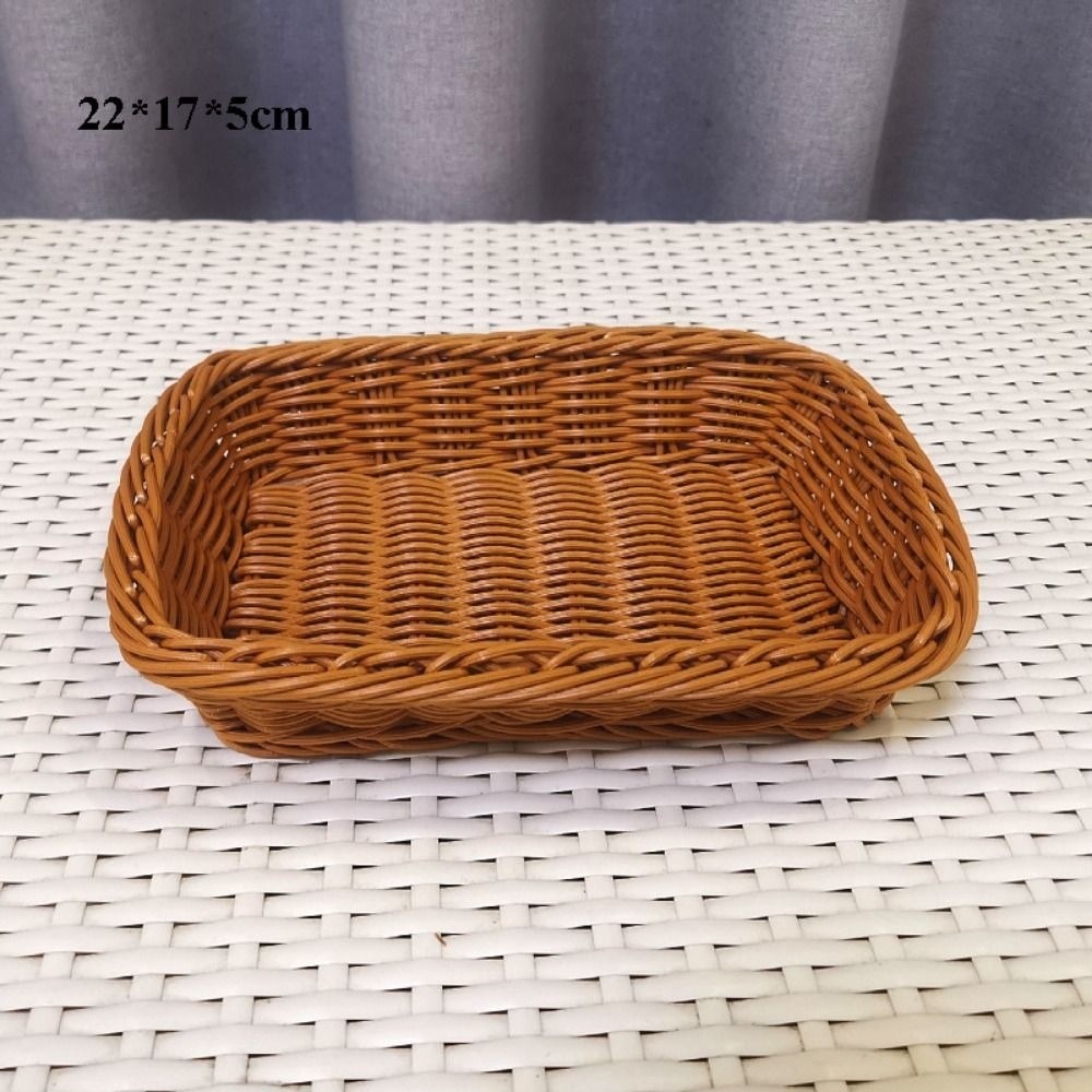 硬質籐製ウィッカー織りサービングバスケット 家庭用手織りパン - Baby Clothing Basket のレビューと価格
