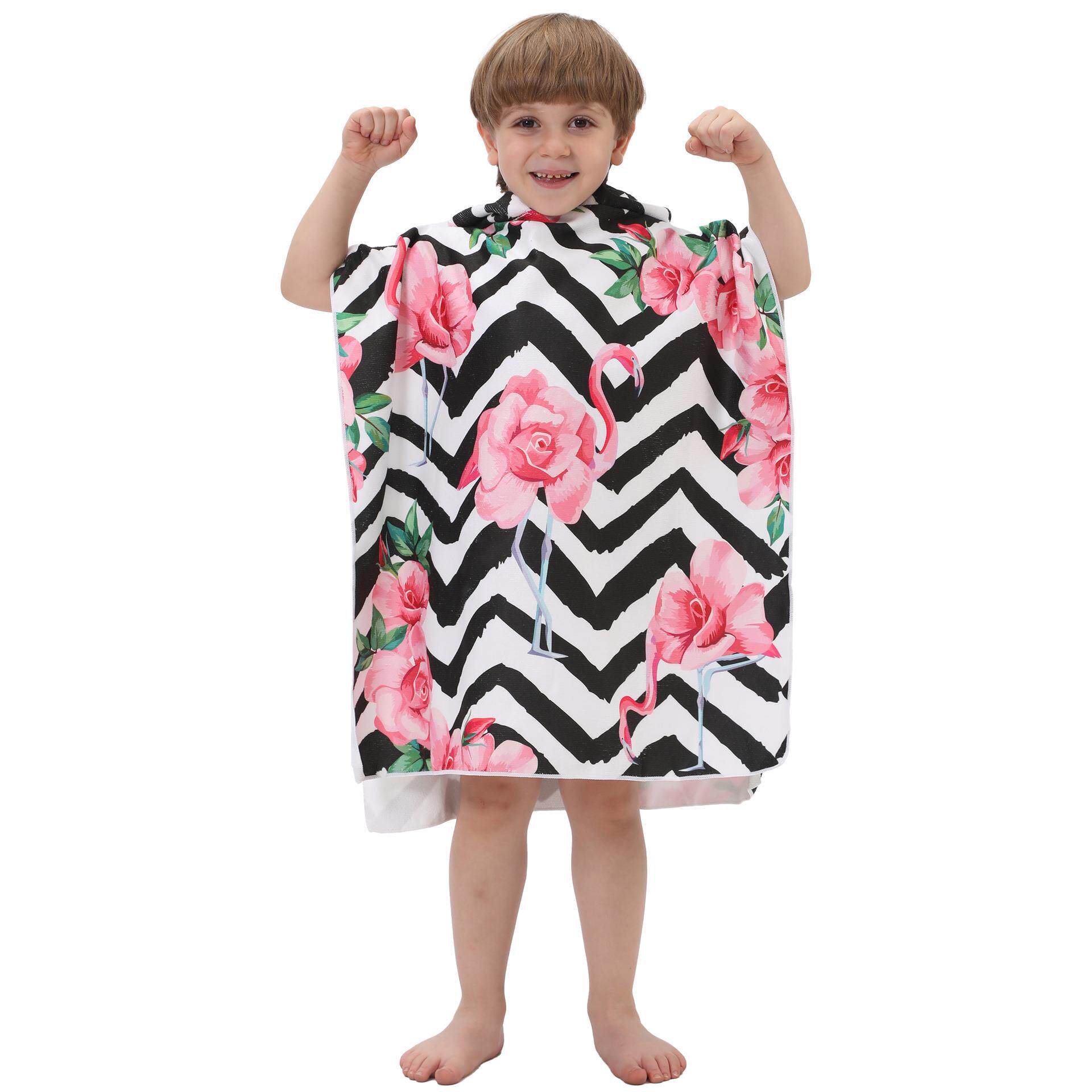 漫画ベビーバスタオルマイクロファイバーフード付きソフトポンチ - Hooded Bath Towel のレビューと価格
