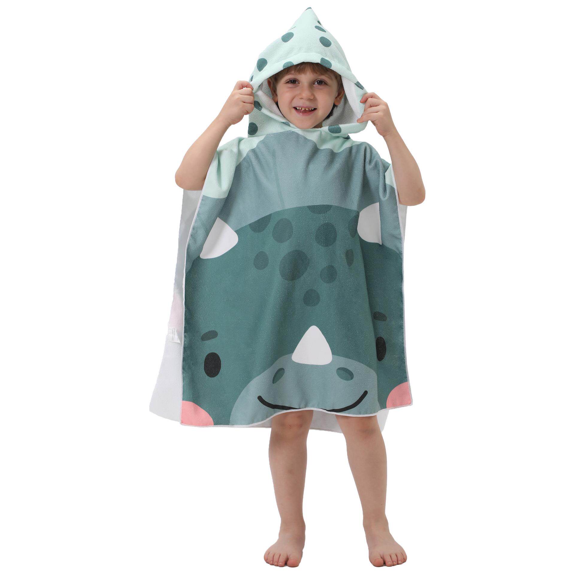 漫画ベビーバスタオルマイクロファイバーフード付きソフトポンチ - Hooded Bath Towel のレビューと価格