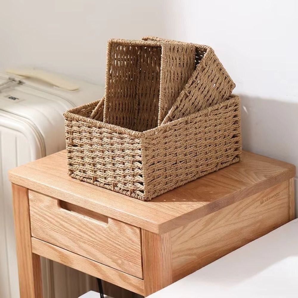 新しい大容量織物収納バスケット手作り再利用可能なスナック雑貨 - Baby Clothing Basket のレビューと価格