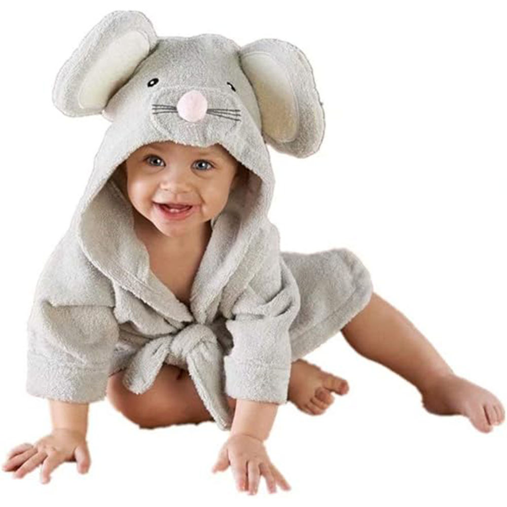 男の子バスローブフード付きタオルユニセックス幼児バスローブタ - Hooded Bath Towel のレビューと価格