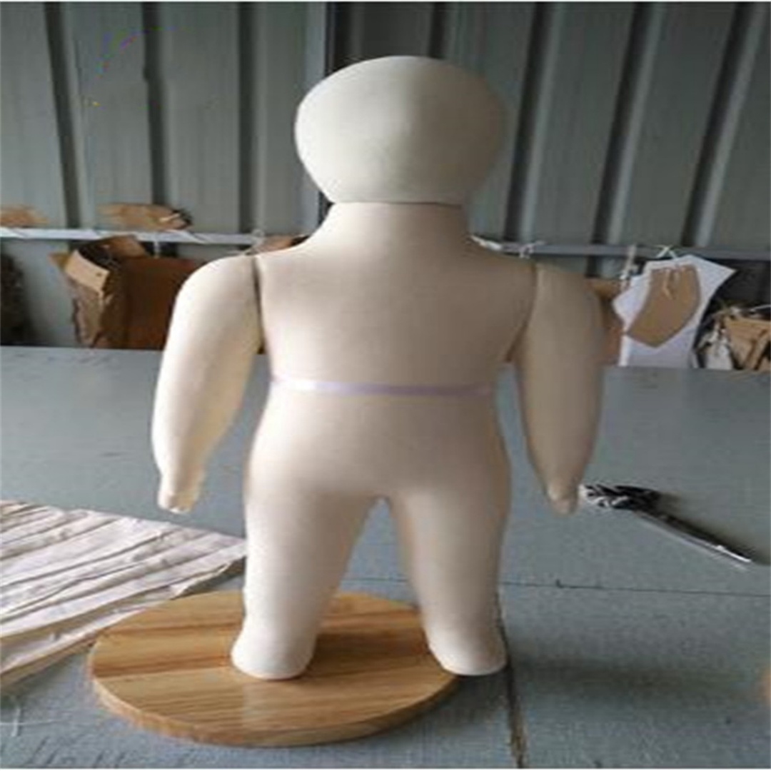 ベビートロソ-綿生地のマネキン,円形の木製ベース,柔軟な縫製 - Baby Clothing Display Stand のレビューと価格